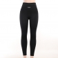High-waist tight-fitting letter-printed shark trousers sports fitness fashion hip pants JY22586