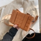Box bag fashion personality small box bag double belt chocolate block single shoulder messenger bag CF288091