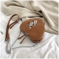 Fashion personality love chain pu small satchel Korean version westernized women's shoulder bag love bag CF266805