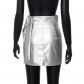 High waist skirt INS snakeskin buttock skirt X22SK455