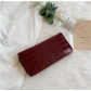 Crocodile handbag Women's purse French long zipper handbag Women's wallet wallet C1081158