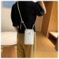 Fashion rhombus chain messenger bag Korean version versatile women's mobile phone bag CF24166