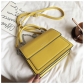 Small fresh handbag fashionable western-style flip bag simple casual texture messenger bag CF352066