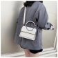 Small fresh handbag fashionable western-style flip bag simple casual texture messenger bag CF352066