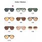 Fashion aviator sunglasses retro large frame driving sunglasses men's and women's casual beach holiday glasses MN13081