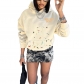 Trendy fashion unisex plush hooded sweater FFJ1214