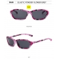 Millennium Spicy Girls Y2K Sunglasses Retro simple ins glasses Men's and women's concave shape Cool black sunglasses MN13071