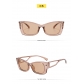 Fashion butterfly frame women's sunglasses simple personality hollow out leg glasses men's retro sunshade sunglasses MN5337