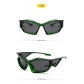 Avant-garde special-shaped sunglasses futuristic network red glasses trend colorful street hip-hop sunglasses MN9838