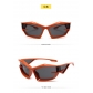 Avant-garde special-shaped sunglasses futuristic network red glasses trend colorful street hip-hop sunglasses MN9838