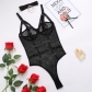 Perspective Shaping Sexy Lace Mesh Funny Bodysuit P21548G