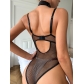 Small mesh sexy breasted fashion one-piece P25112I
