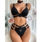 Three-point sexy sexy lingerie suit S24644J