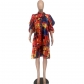 Women's fashion casual ruffle button dress shirt Q77497