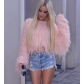 Women's autumn and winter sweater coat fashion handmade tassel knitted pullover sweater Z052