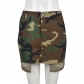 Fashion camouflage short skirt skirt skirt camouflage bag skirt 8826PD