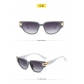 Advanced and luxurious women's sunglasses trend new pearl small frame sunglasses fashion retro cat eyes modern glasses MN13064