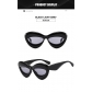 Humorous funny sunglasses exaggerated large frame thick edge sunvisor sunglasses men and women fashion cool pair glasses MN88955