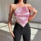 Sexy neck hanging, large open back, slim fit, versatile hot girl vest LH22575