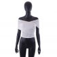 Irregular rib bra with navel exposed sexy vest top T-shirt Y23TP023