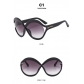 Sunglasses Round large frame crossed sunglasses Photography concave sunglasses KD95368