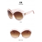 Sunglasses Round large frame crossed sunglasses Photography concave sunglasses KD95368
