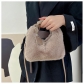 Fairy plush bag handbag lovely plush women's bag shoulder messenger bag MS36898
