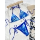 Bikini Printed Bikini Women's Split Swimwear Triangle Bikini C583W