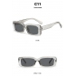 Printed letters small frame square sunglasses retro sunglasses net red sunglasses KD5407