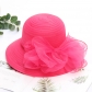 Organza basin hat Korean version bowknot mesh sunshade hat Children's summer outing sunscreen sun hat sandal FF0000152