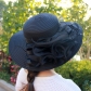 Mesh sunshade hat Organza flower temperament wedding hat sunscreen dome hat fashion hat FF010-9