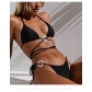 Sexy Bikini Solid Color Split Women's Strap Swimwear AL661381699613