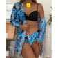 Split bikini three-piece sexy backless swimsuit bikini AL688281076506
