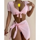 Sexy bikini split four-piece female swimsuit AL659963911562