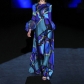 Blue Mid-raist Hepburn Style Commuter Dress Print Dress SM8785