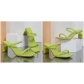 High-heeled sandals crystal heel wear oversized thong sandal sandals PL0278
