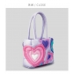 Down Tote Bag Women's Large Capacity Love Quilted Shoulder Bag Makaron Handbag B694424529962