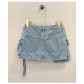 Jigan Workwear Made of Old Denim Skirt Half Skirt A-line Skirt Short Skirt S702572938685