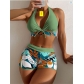 Split Bikini Bikini High Waist Swimwear AL689351271189
