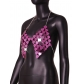 Sexy beaded shoulder strap suit LBZM2455