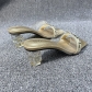 Transparent thick heel slippers, sandals, oversized women's shoes S676968224810