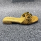 Flat sandals Women's versatile oversized slippers for external wear S677921620039