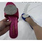Flat sandals with rhinestone slippers on the outside S686903726079