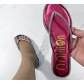 Flat slippers Large herringbone sandals S687437819278