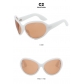 Oversized frame sunglasses personality hip-hop sunglasses alien sunglasses KD4012