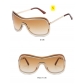 Frameless one-piece sunglasses Metal fashion personality sunglasses Outdoor sunglasses KD8030