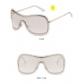 Frameless one-piece sunglasses Metal fashion personality sunglasses Outdoor sunglasses KD8030