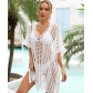 Beach cover up hollowed out knit bikini holiday dress oversized cover up T9168