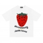 Strawberry Letter Printing Round Neck Fashion Slim Fit Short Sleeve Versatile T-shirt Top H2419