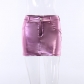 High waisted coating slimming spicy girl short skirt versatile fashion half skirt YL23073